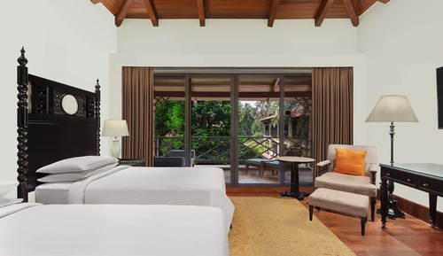 Habitación, vistas al jardín