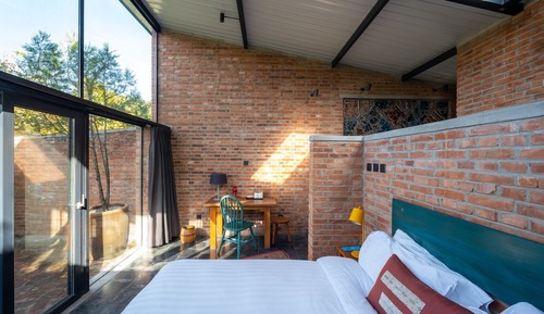 Habitación estándar, 1 cama de matrimonio, no fumadores, vistas a la montaña