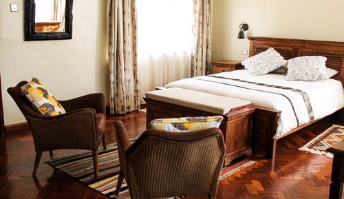Dúplex Deluxe, 1 cama de matrimonio, balcón, vistas al jardín