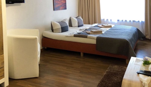 Habitación básica con 1 cama doble o 2 individuales
