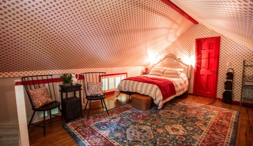 Cabaña, 1 cama de matrimonio, no fumadores, chimenea (Red Horse Inn)