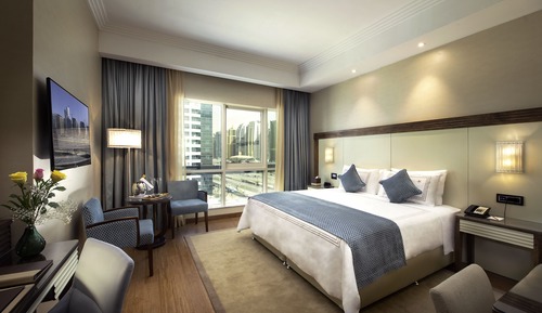 Habitación Deluxe, 1 cama de matrimonio grande, vistas a la ciudad