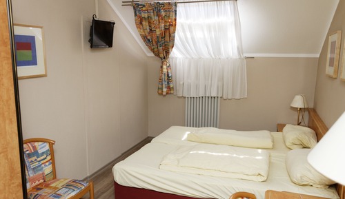 Habitación económica doble, baño compartido
