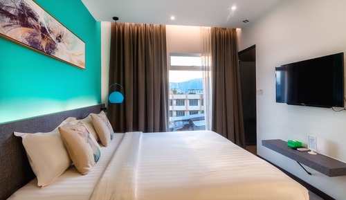 Habitación superior, 1 cama de matrimonio grande