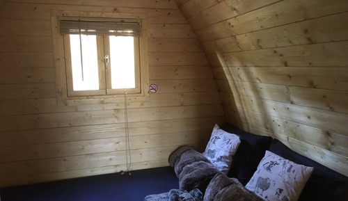 Cabaña, baño privado, vistas al río (2-Eco Pod  Hot Tub)