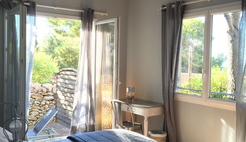 Habitación doble, baño privado, vistas al jardín (Bassin de Thau)