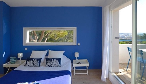 Habitación doble, baño privado, vistas al mar (Le Pêcheur)