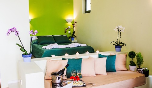 Habitación doble, vistas al mar