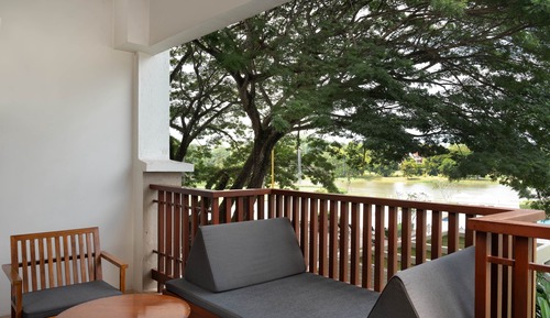 Habitación, 1 cama de matrimonio grande, no fumadores, vistas al río (Balcony)