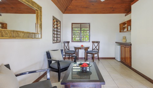 Bungalow, vistas al jardín