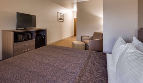 Suite, 1 cama de matrimonio grande, no fumadores, frigorífico y microondas (with Sofabed)