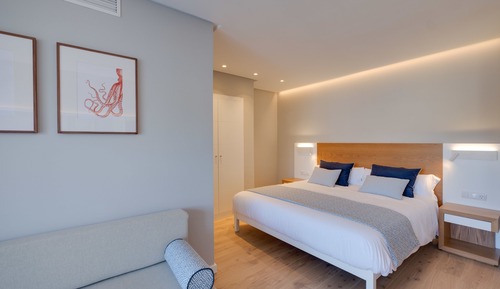 Habitación superior, vistas al mar