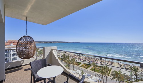 Suite junior, terraza, vistas al mar