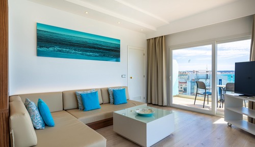Suite junior, balcón, vistas al mar