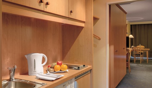Suite, 1 cama doble, cocina básica (Cozy Sitting Corner)