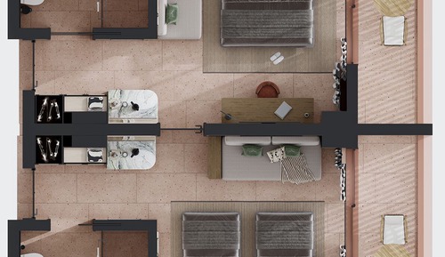Habitación estándar doble, 1 cama doble, vistas al jardín