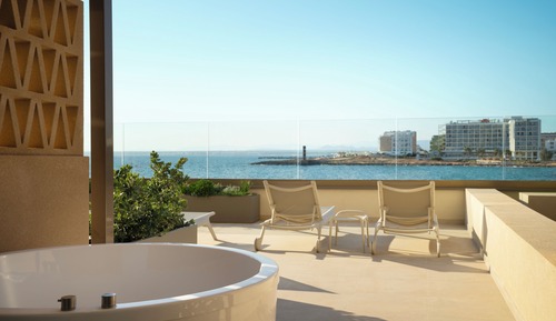 Habitación Premium doble, terraza, vistas al mar