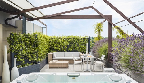 Suite, terraza, vistas al lago (Jacuzzi)