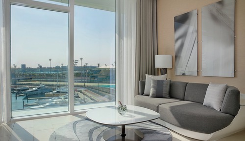 Spectacular Room, 1 King Bed, Balcony with Complimentary Yas Beach Transfer and Access