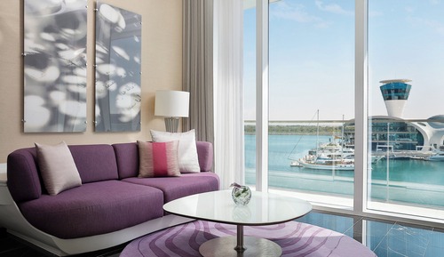 Marvelous Room, 1 King Bed, Balcony, Marina View with Complimentary Yas Beach Transfer and Access