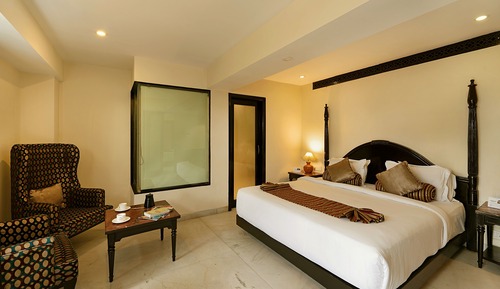 Habitación Deluxe, 1 cama de matrimonio grande, bañera