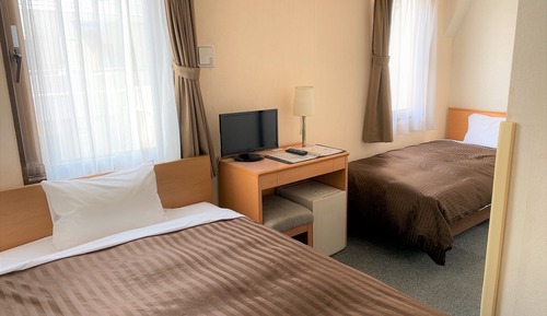 Habitación básica con 2 camas individuales, no fumadores