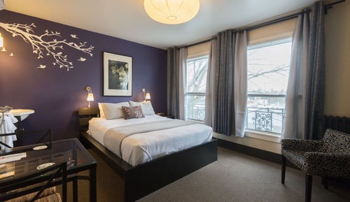 Habitación panorámica, 1 cama de matrimonio, vistas a la ciudad (Room 20)