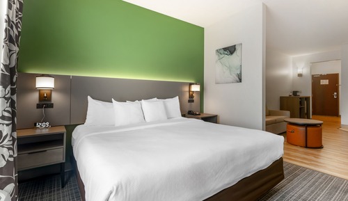 Suite, 1 cama de matrimonio grande con sofá cama, no fumadores, bañera de hidromasaje