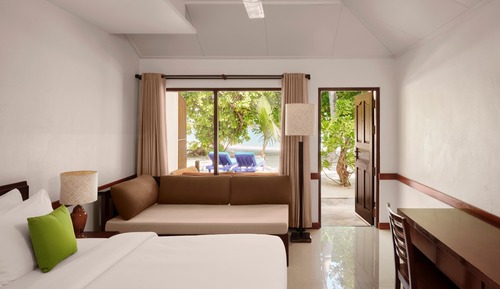 Habitación superior, 1 cama doble con sofá cama (Sunset Beach Villa)