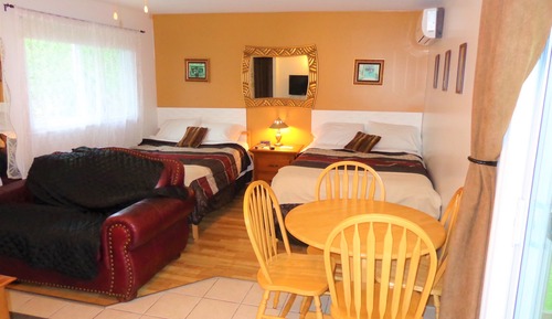 Estudio de lujo, balcón, vistas al lago (kitchenette, 2 beds)