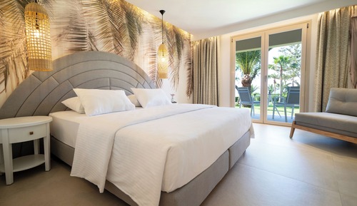 Habitación familiar, vistas al jardín