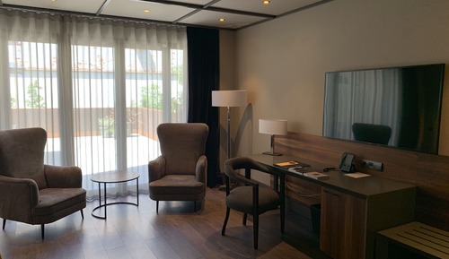 Suite estudio de lujo, 1 habitación, vistas al jardín