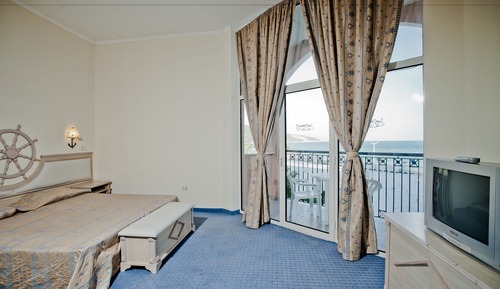 Estudio, 2 habitaciones, vistas al mar