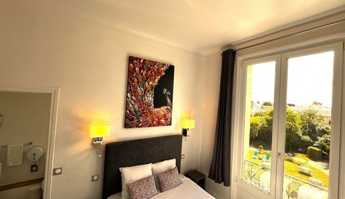 Habitación doble, 1 cama doble, vistas al jardín