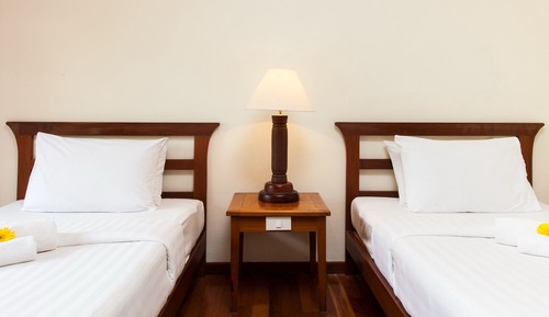 Habitación estándar con 2 camas individuales, vistas a la ciudad