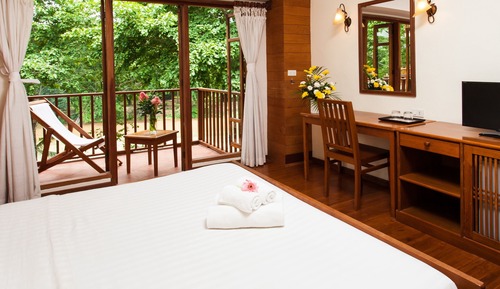 Habitación estándar doble, 1 cama de matrimonio, vistas al río