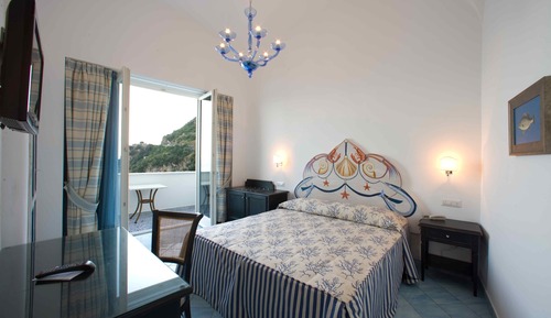 Habitación Confort, balcón, vistas al mar