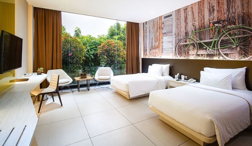 Habitación Deluxe con 2 camas individuales, no fumadores