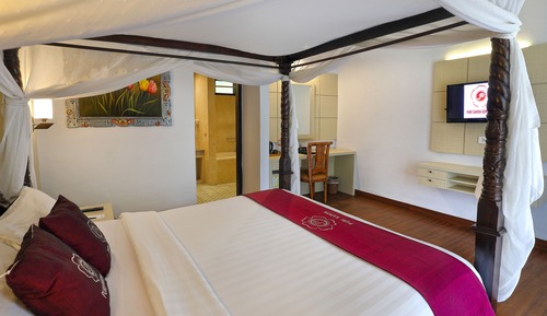 Chalet Deluxe, 1 cama de matrimonio, vistas al jardín