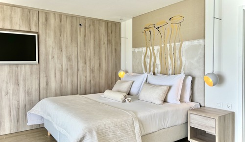 Suite ejecutiva, terraza, vistas al mar
