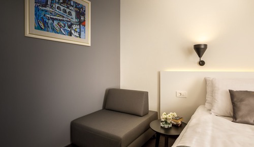 Superior double room with sea view and balcony