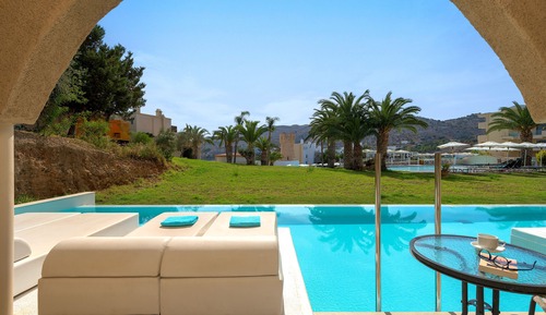 Habitación Deluxe doble, vistas al jardín (Sharing pool)