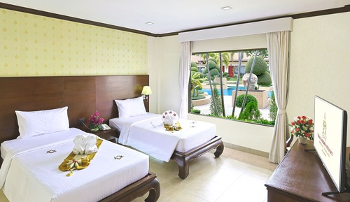Apartamento Deluxe, 2 camas individuales, junto a la piscina