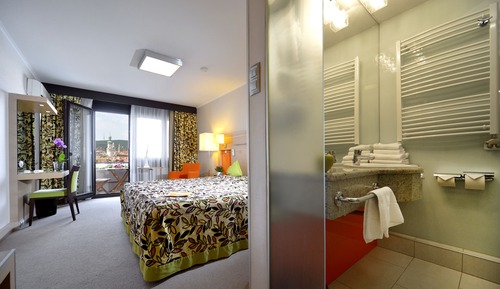 Habitación Deluxe doble, balcón, vistas a la ciudad