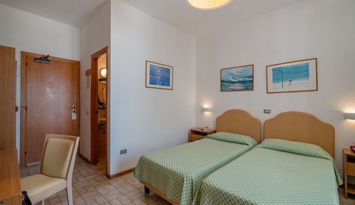 Habitación clásica con 1 cama doble o 2 individuales, vistas al jardín