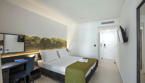 Standard double or twin room, balcony, park view