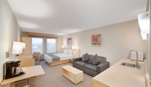 Suite, 1 cama de matrimonio con sofá cama