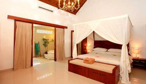 Habitación romántica doble, 1 habitación, piscina privada