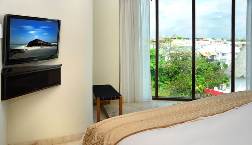 Ático Deluxe, 2 habitaciones, vistas parciales al mar