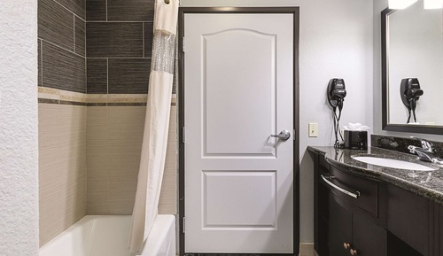 Suite Deluxe, 1 cama de matrimonio grande, no fumadores (Mobility, Bathtub w/Grab Bars)